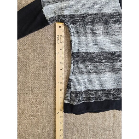 Material Cardigan Sweater Womens M Striped - Picture 10 of 15